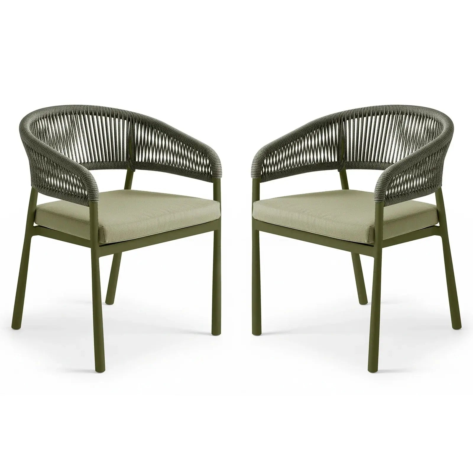 Coastal Outdoor Rope Dining Chairs Set of 2 Australia Beyond Living