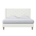Maggie Double Winged Fabric Bed Frame Australia Beyond Living