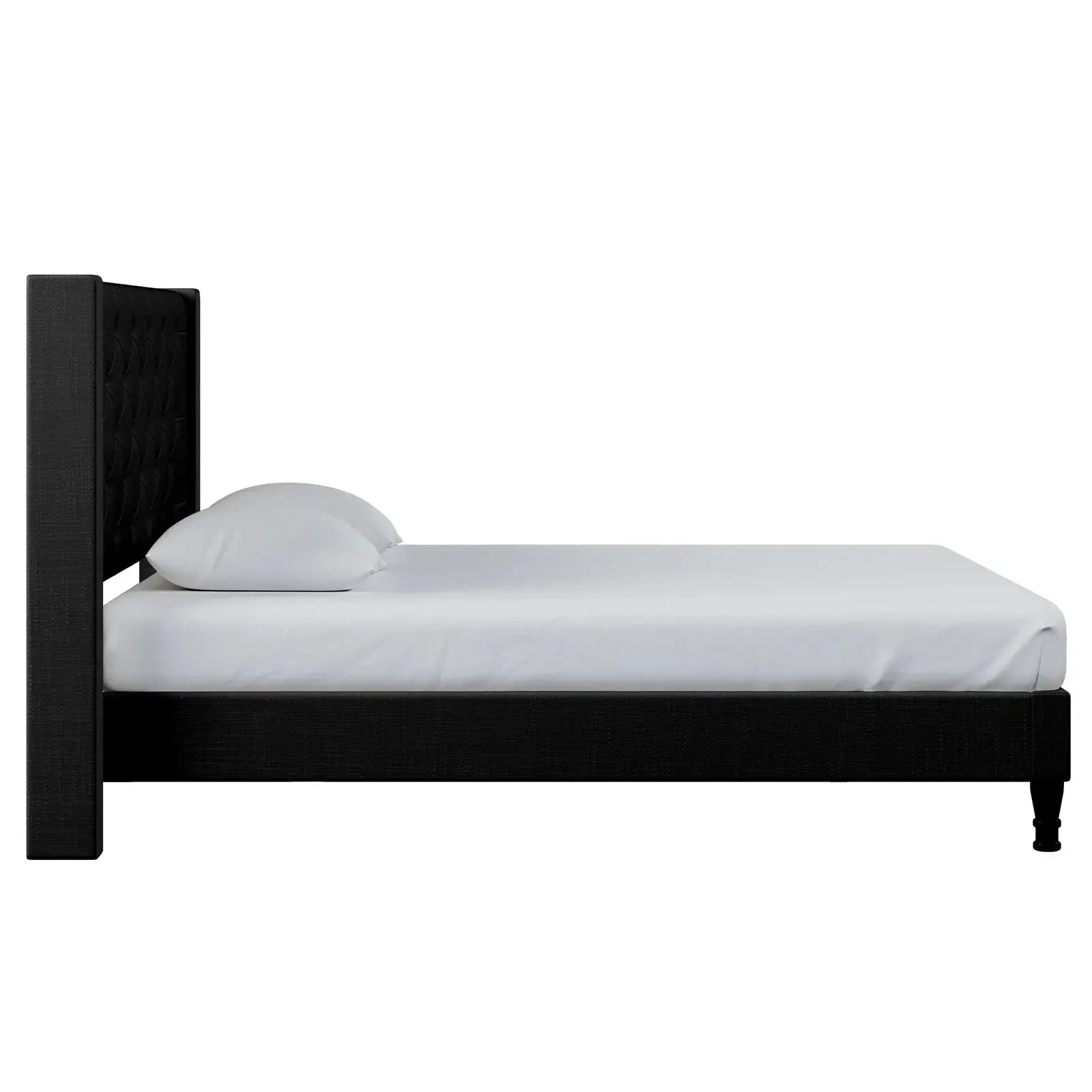 Maggie Double Winged Fabric Bed Frame Australia Beyond Living