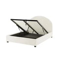 Lunia Double Boucle Gas Lift Storage Bed Frame Australia Beyond Living