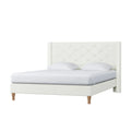 Maggie Double Winged Fabric Bed Frame Australia Beyond Living