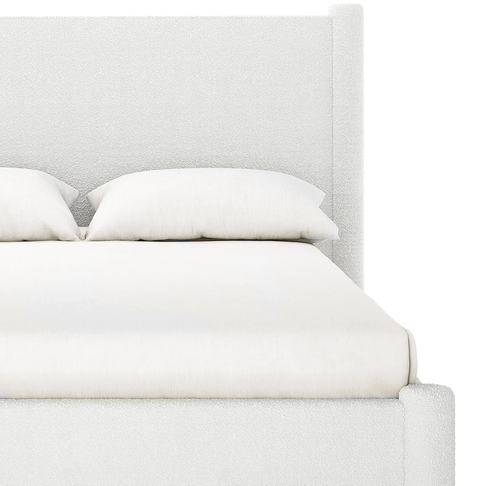 luxury boucle bed frame australia rhoda design