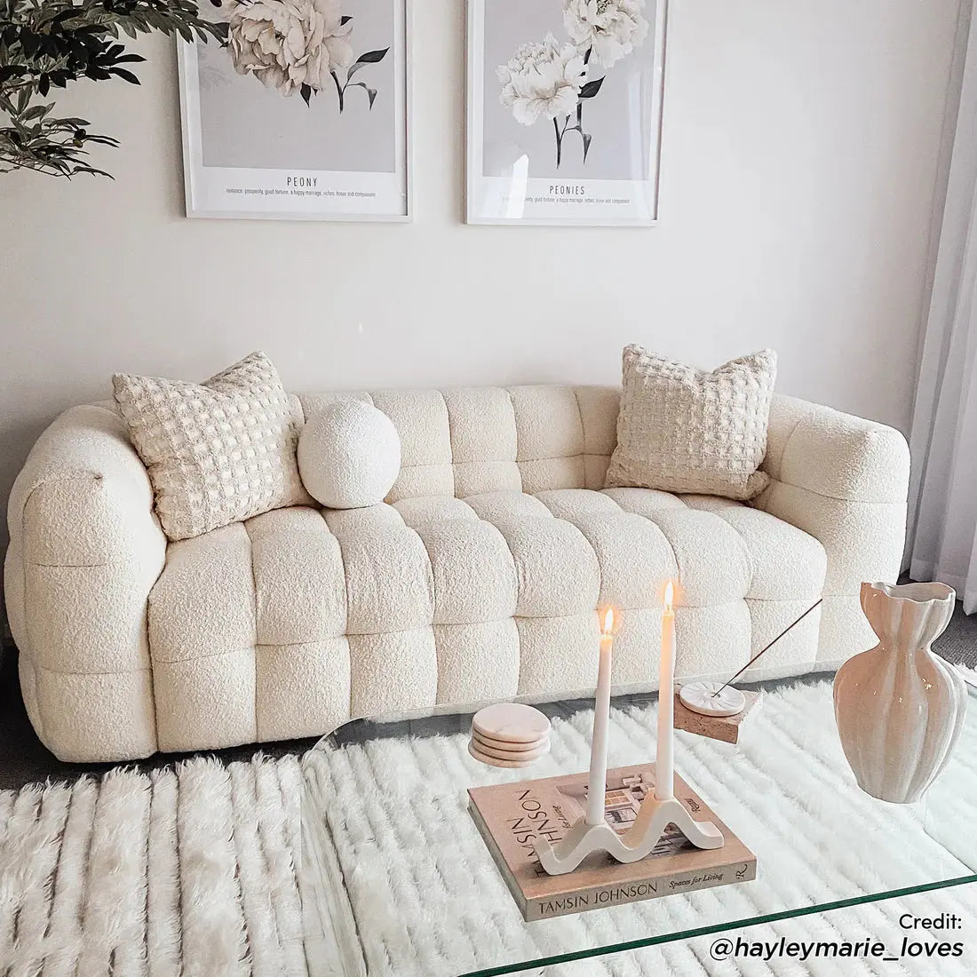 luxury boucle couch australia norah design