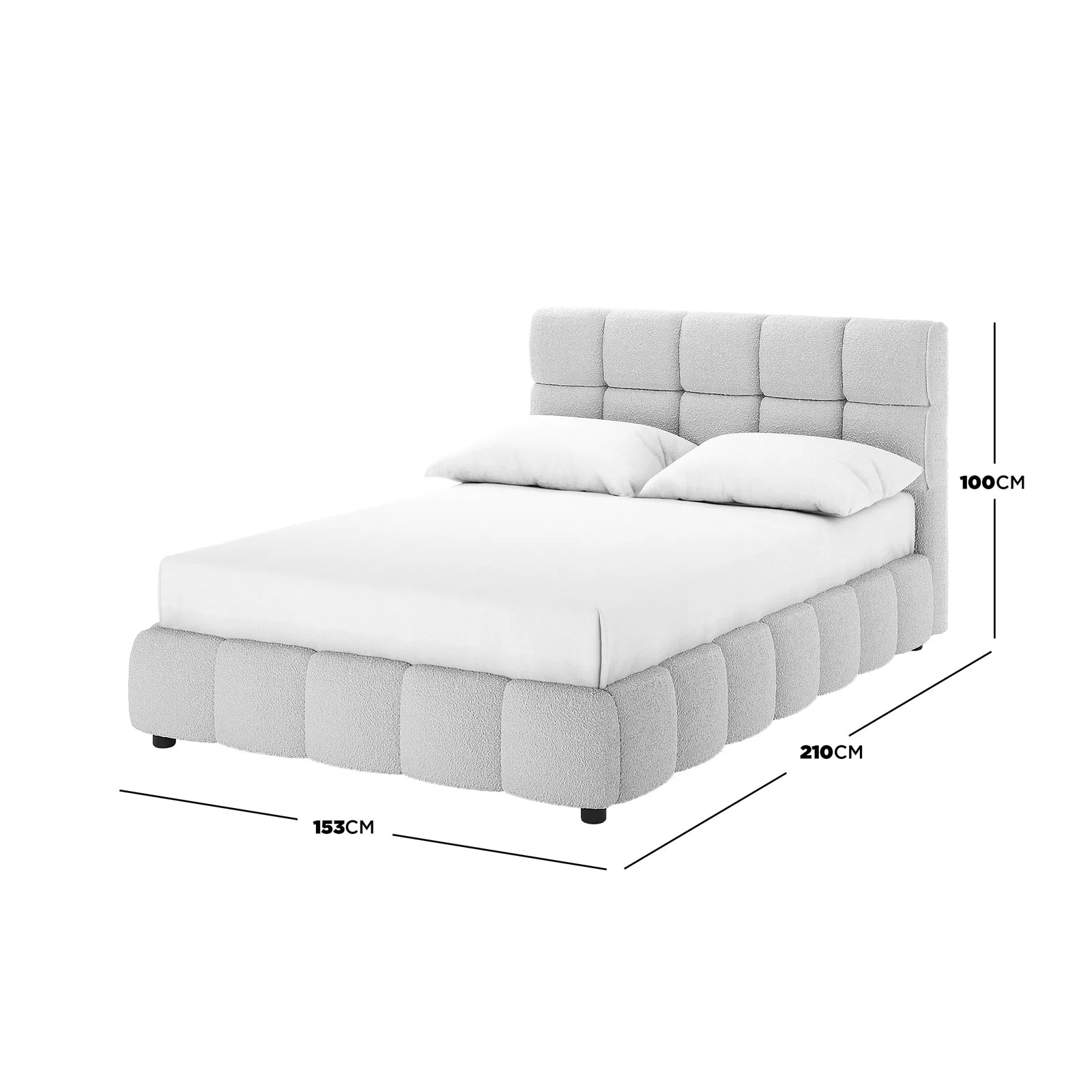 luxury fabric bed frame australia design