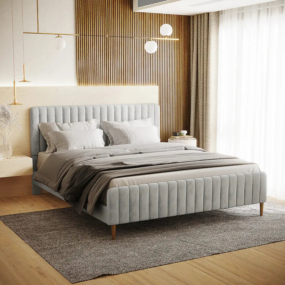 luxury velvet bed frame beyond living australia