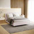 luxury wingback velvet bed frame bedroom furniture