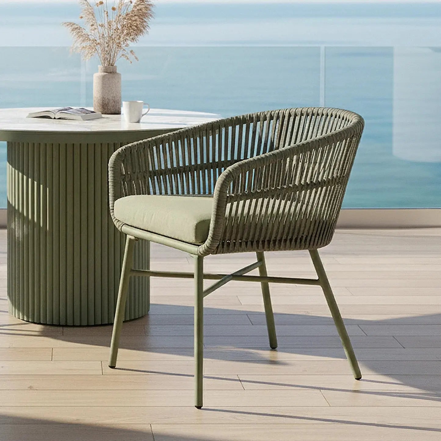 marula rope outdoor dining chairs brown set of 4 australia