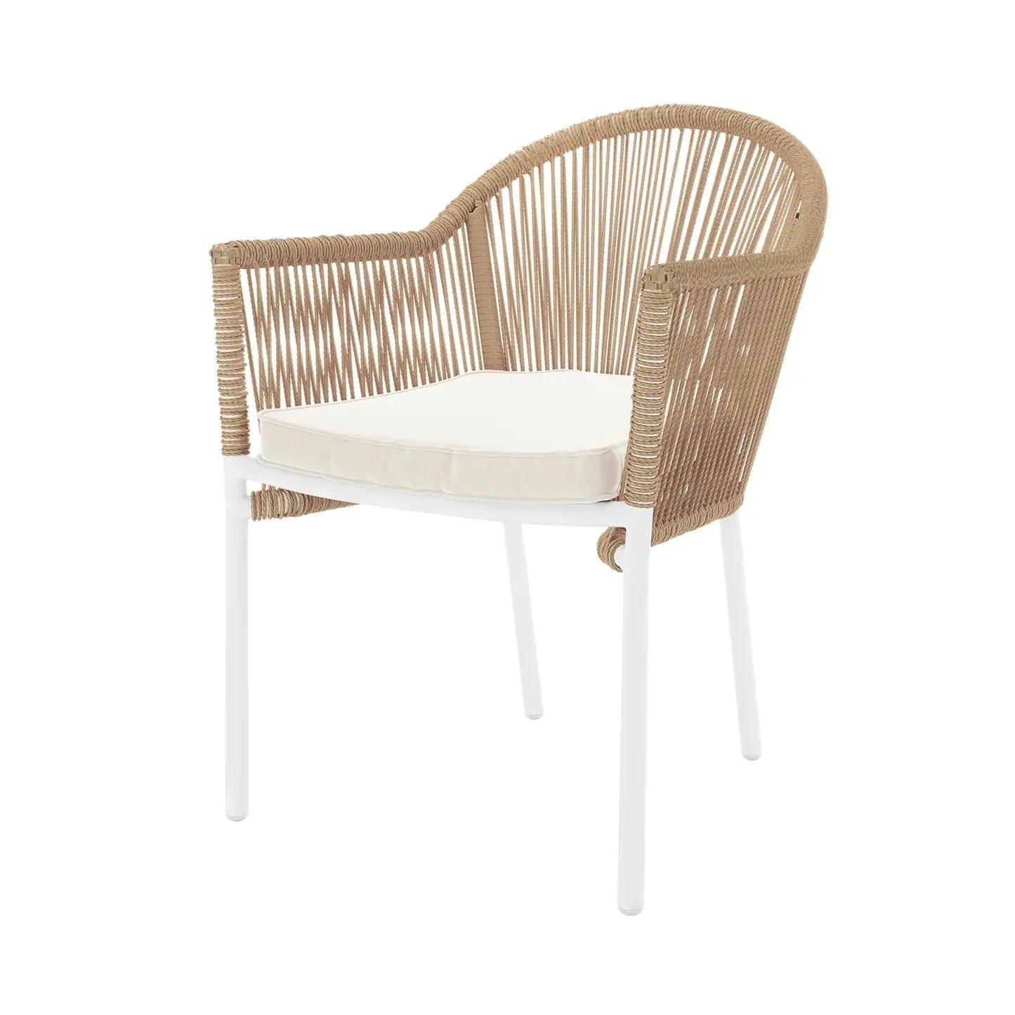 mindanao pe wicker outdoor dining chairs set of 2 natural australia