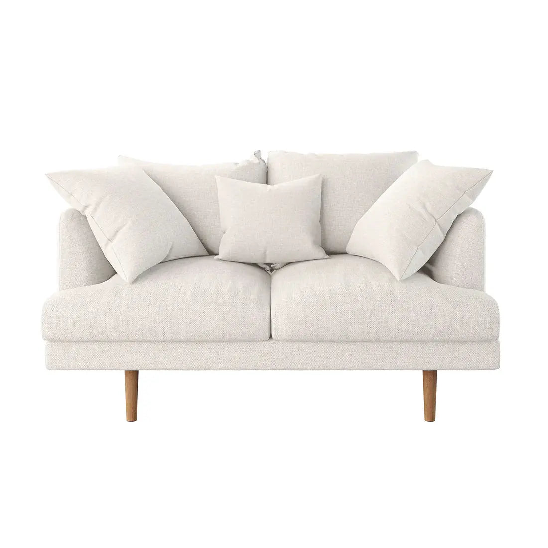 minimalist fabric sofa stone colour