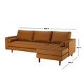 modern PU leather sofa with chaise lounge Australia