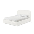 modern boucle double bed frame beyond living