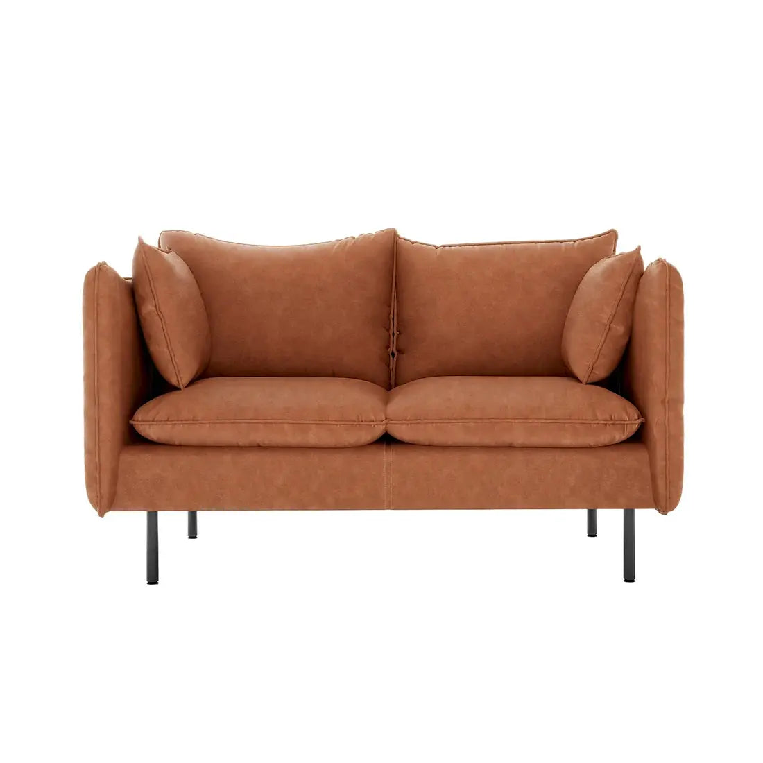 modern chocolate leather sofa Australia