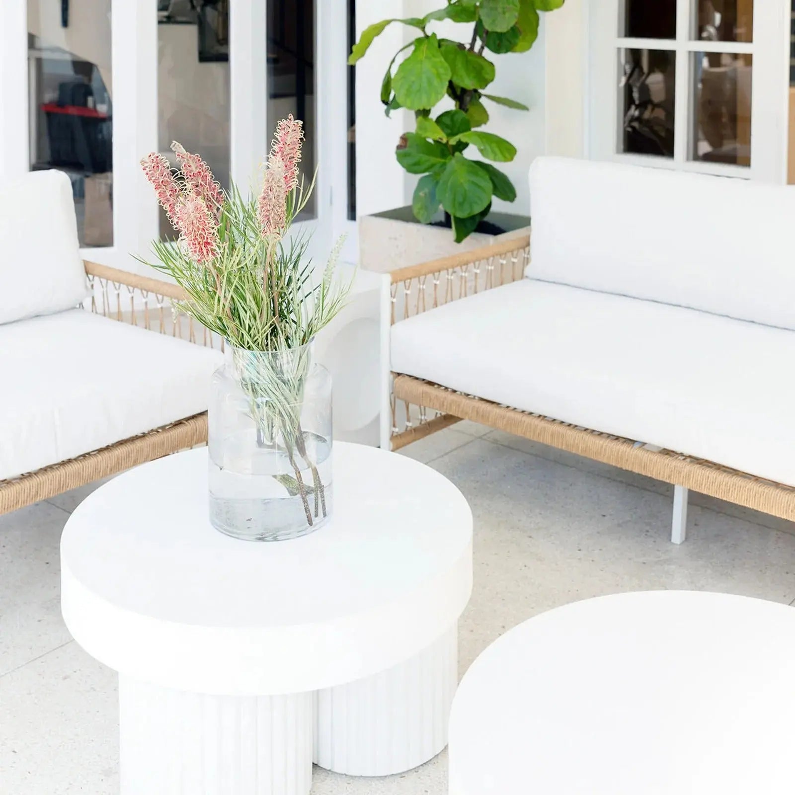 modern concrete coffee table beyond living australia