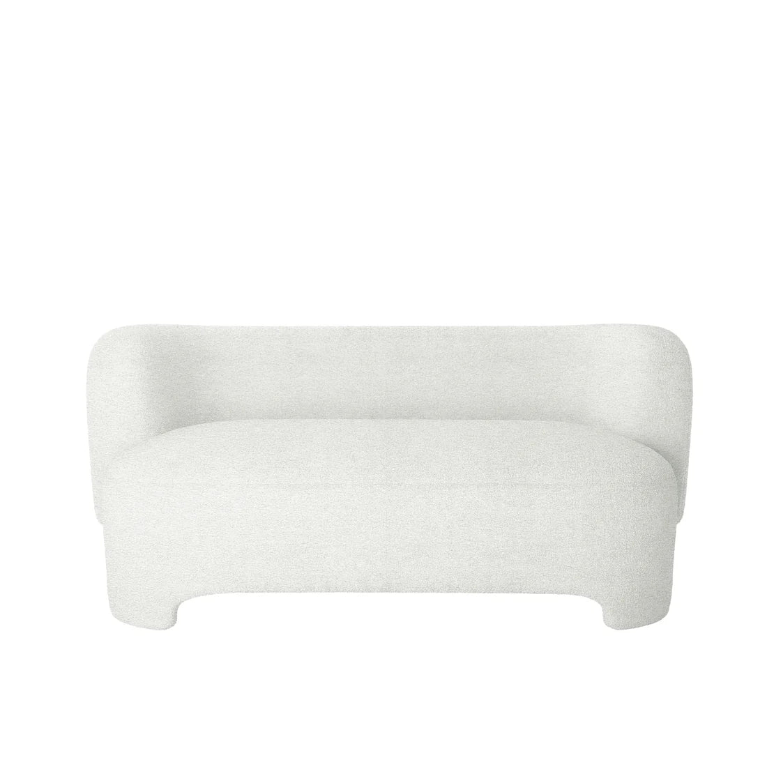 massie 2 seater boucle sofa cream white australia