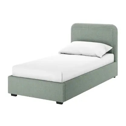 modern kids boucle bed frame beyond living australia