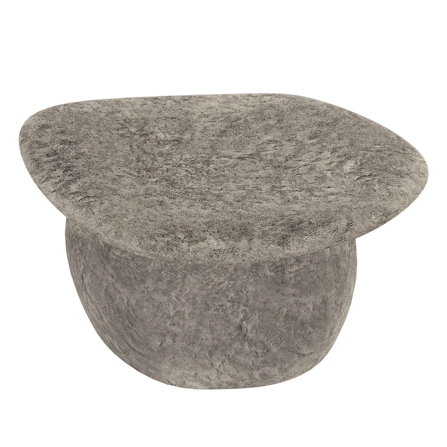 modern outdoor concrete coffee table for garden lounge