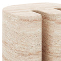 modern outdoor concrete side table for garden lounge