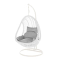 modern outdoor rattan egg chair for balcony relaxation