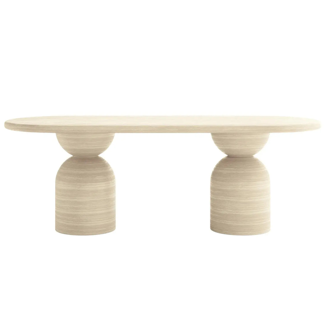 lumen 220cm oval outdoor concrete dining table australia