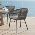 modern rope patio dining chairs beyond living