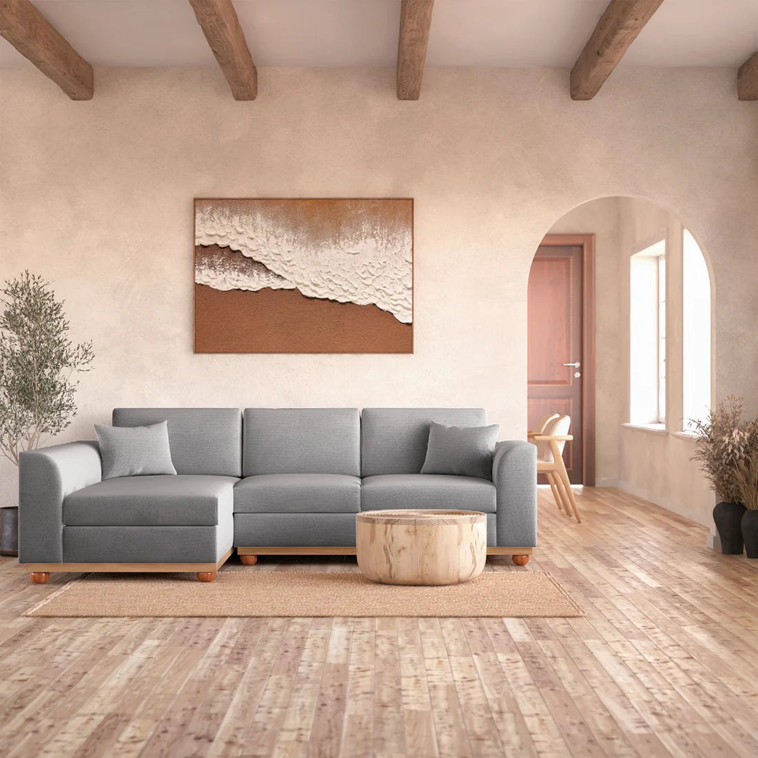 modern spill resistant fabric sofa Australia