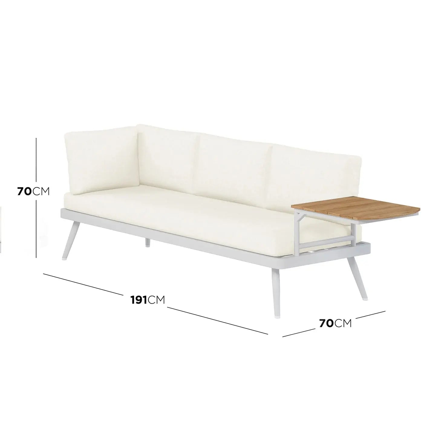 modern teak outdoor lounge set beyond living australia