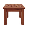 modern timber outdoor side table beyond living
