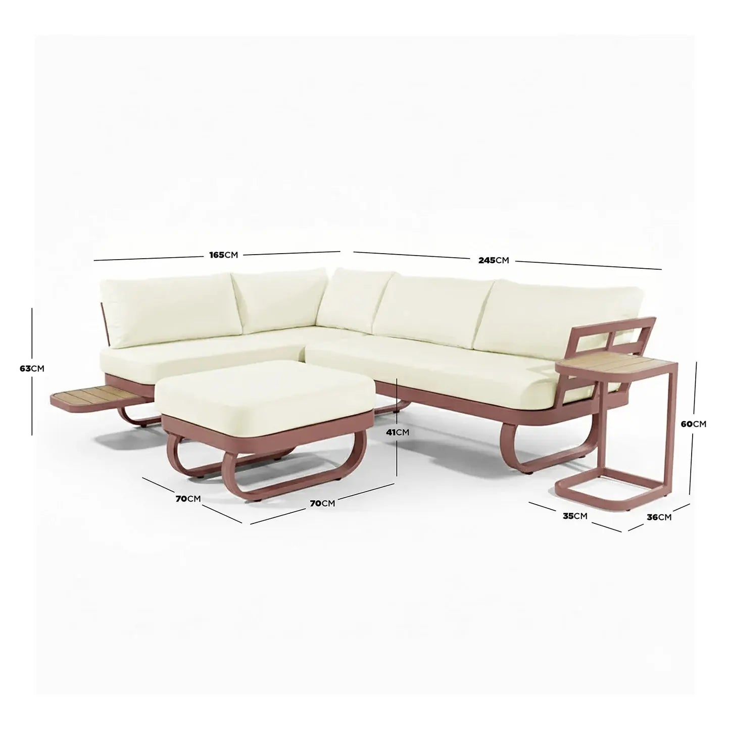 modular outdoor sofa lounge furniture garden seating