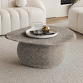 outdoor concrete coffee table round stone patio table