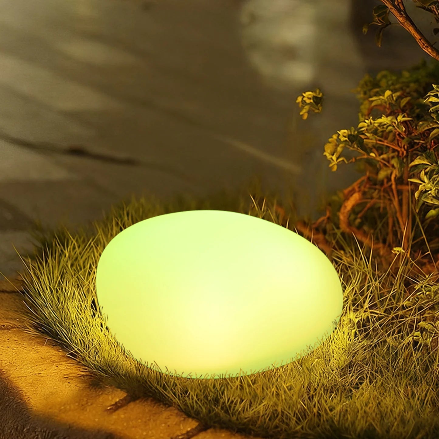 outdoor solar rock light with colour changing LED