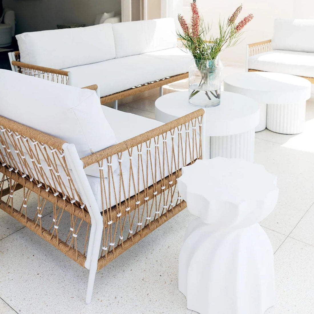 contemporary patio lounge furniture wicker design
