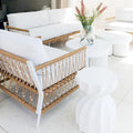 outdoor wicker sofa set 4 seater garden furniture