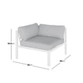 patio corner sofa set 6 seater outdoor furniture