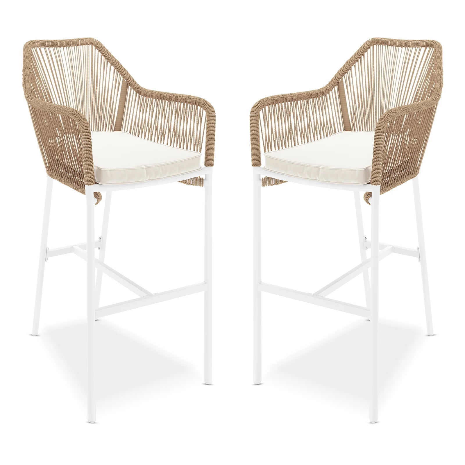 patio wicker bar stools for outdoor bar table