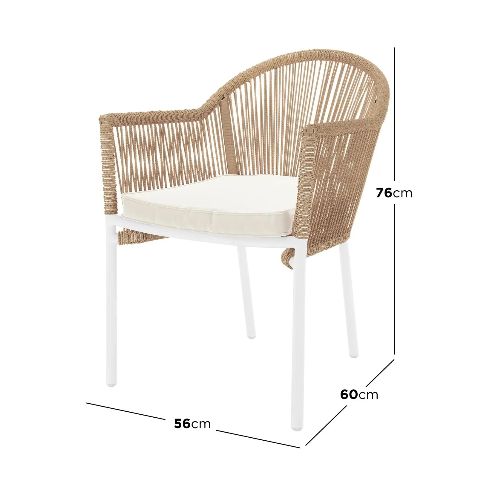 patio wicker dining chairs set for outdoor table
