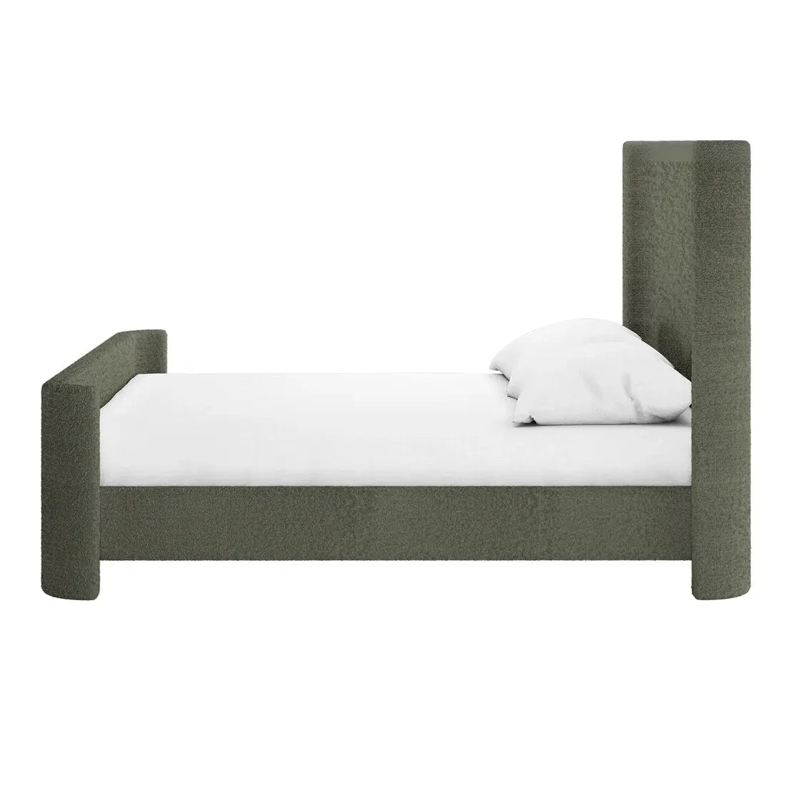 premium boucle bed frame beyond living australia
