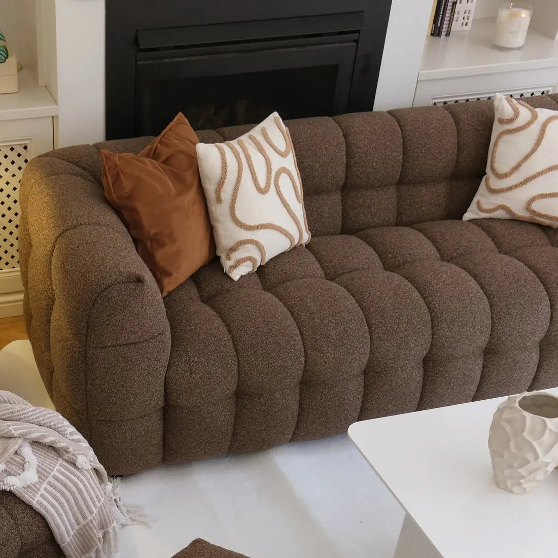 premium boucle sofa modern interior australia