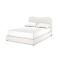 premium boucle upholstered bed frame beyond living