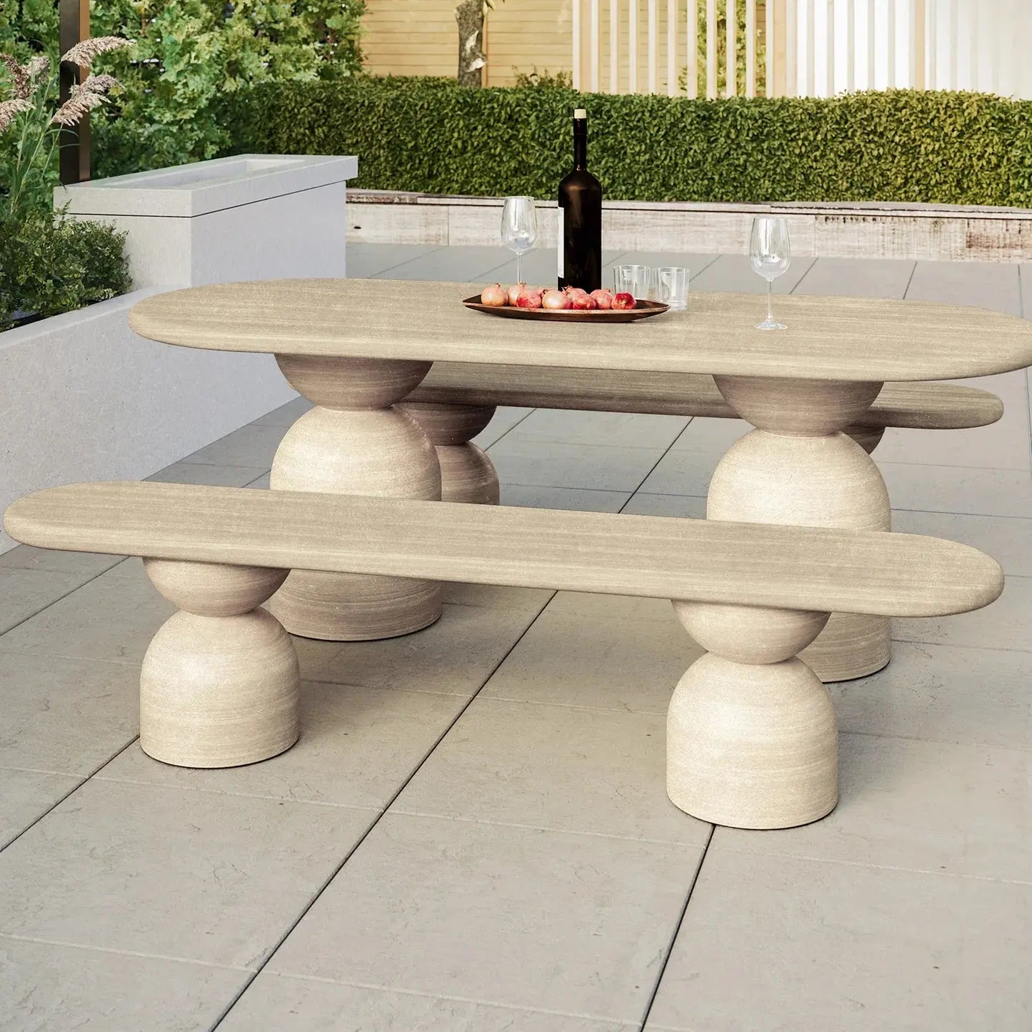premium outdoor concrete bench beyond living australia