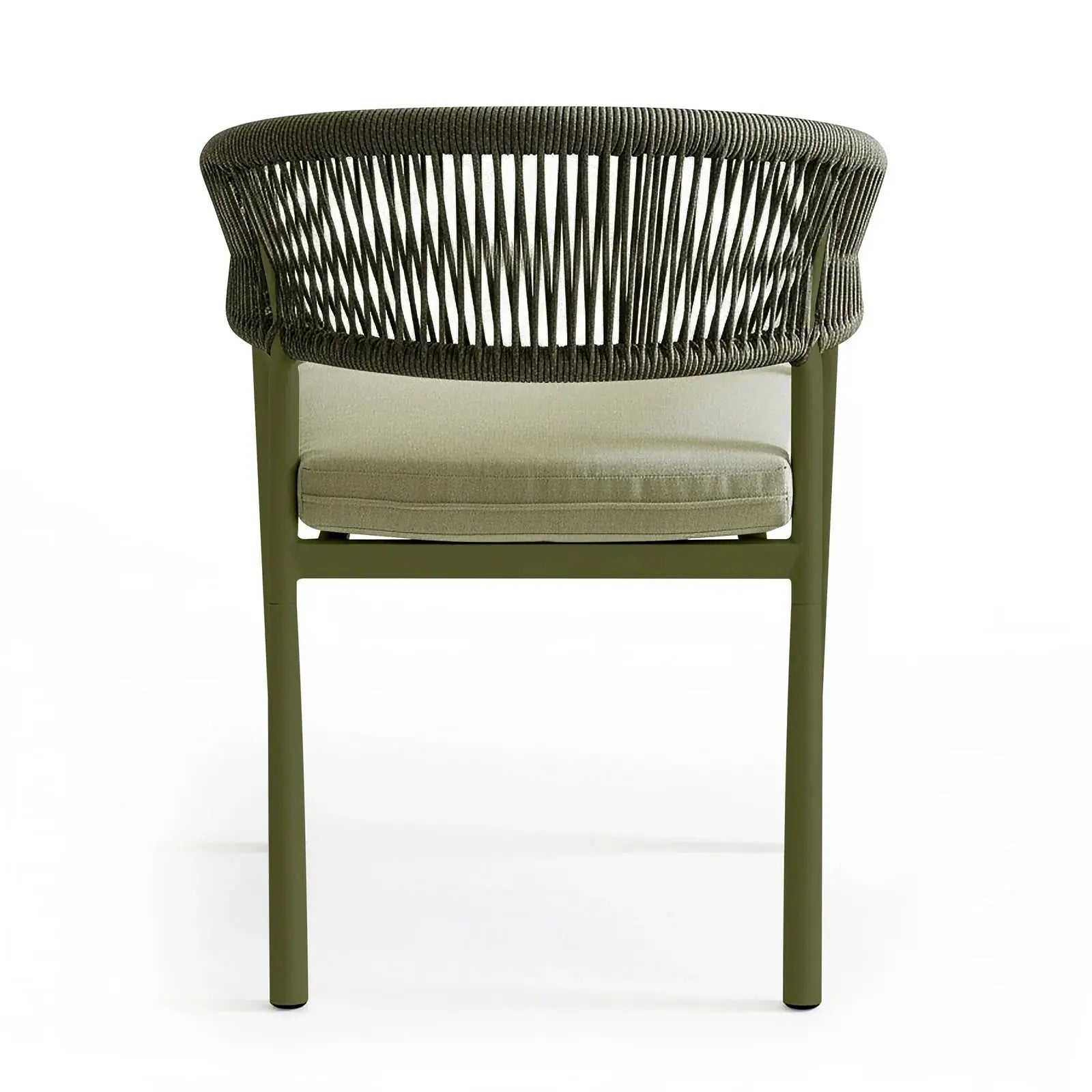 rope patio dining chairs set contemporary outdoor furniture
