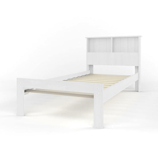 solid pine single bed frame white bedroom furniture