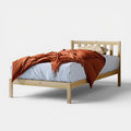 solid pine wood single bed frame beyond living australia