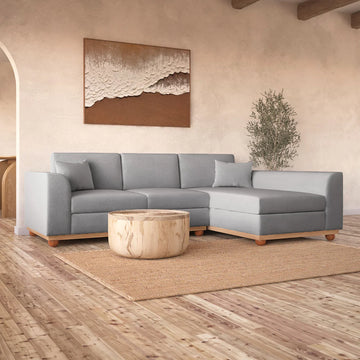 spill resistant 3 seater sofa with chaise Australia