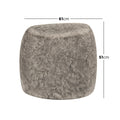 stone finish concrete patio side table australia