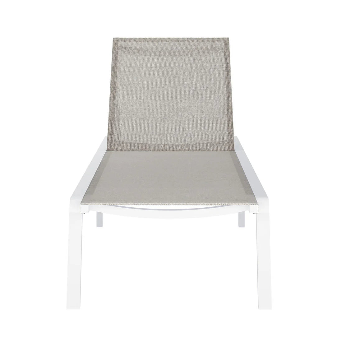 stylish poolside sunbed set with aluminium frame