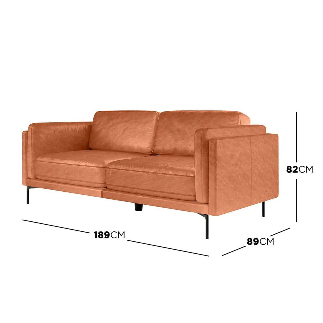 stylish pu leather couch beyond living