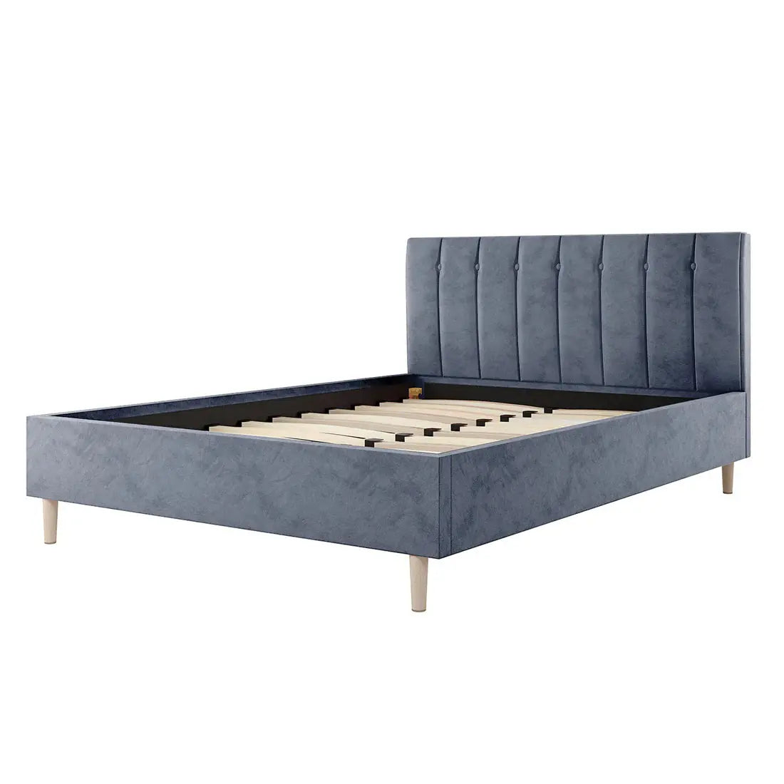 stylish velvet double bed frame bedroom furniture