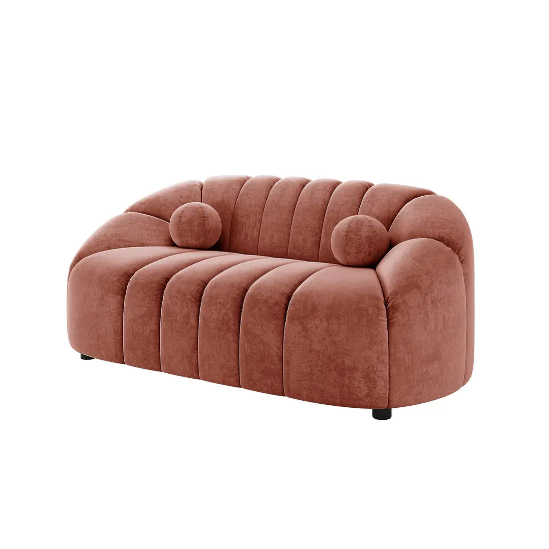 tufted velvet designer sofa living room