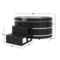 two person ice bath recovery tub for home wellness