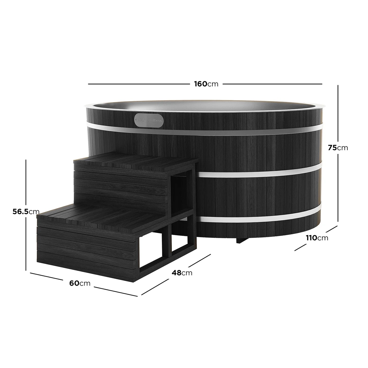 two person ice bath recovery tub for home wellness